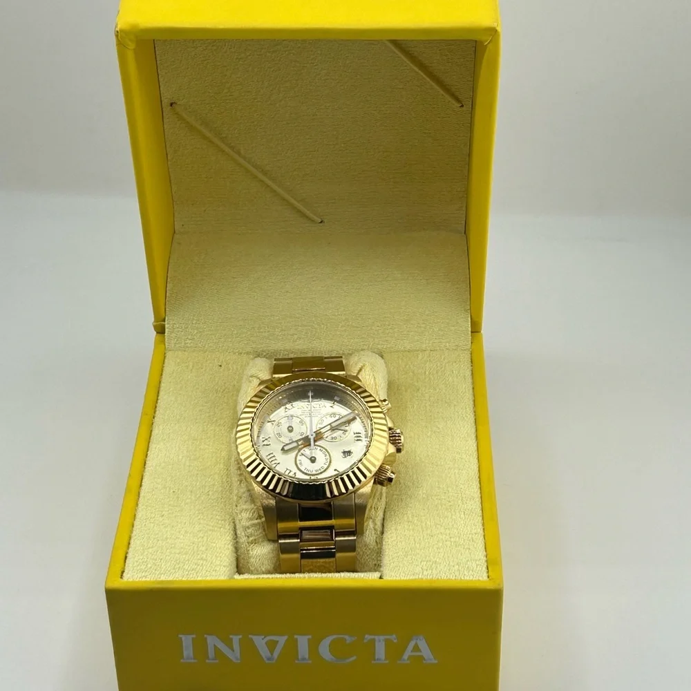 Invicta Men's Pro Diver 16346 Gold Stainless-Steel Swiss Quartz Watch #011